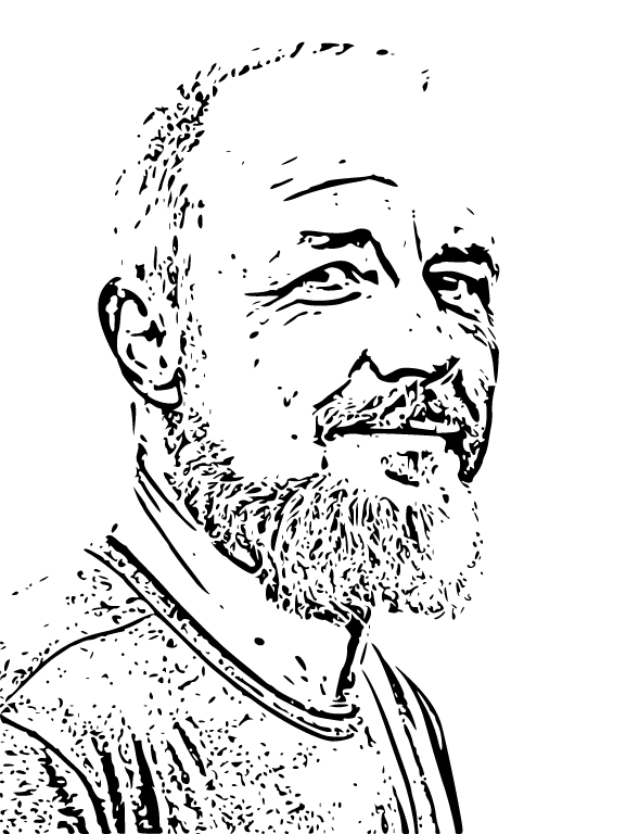 Portrait style dessin crayon